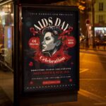 Download World AIDS Day Event Card Printable PSD Template 3