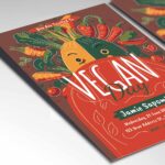 Download World Vegan Day Card Printable PSD Template 2