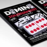 Download Domino Tournament Card Printable PSD Template 2
