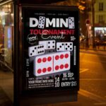 Download Domino Tournament Card Printable PSD Template 3