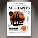 Download Migrants Day Card Printable PSD Template 1