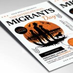 Download Migrants Day Card Printable PSD Template 2