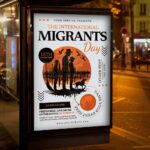 Download Migrants Day Card Printable PSD Template 3