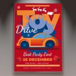 Download Toy Drive Card Printable PSD Template 1