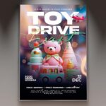 Download Toy Drive Event Card Printable PSD Template 1