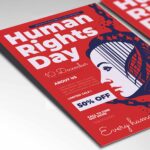 Download World Human Rights Day Card Printable PSD Template 2