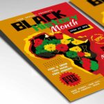 Download Black History Month 2024 Card Printable PSD Template 2