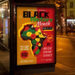 Download Black History Month 2024 Card Printable PSD Template 3