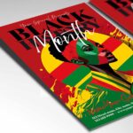 Download Black History Month Event 2024 Card Printable PSD Template 2