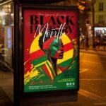 Download Black History Month Event 2024 Card Printable PSD Template 3