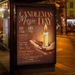 Download Candlemas Day 2024 Card Printable PSD Template 3
