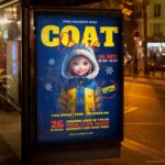 Download Coat Winter Drive 2024 Card Printable PSD Template 3