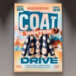 Download Coat Winter Drive Card Printable PSD Template 1