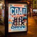 Download Coat Winter Drive Card Printable PSD Template 3