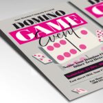 Download Domino Game Card Printable PSD Template 2