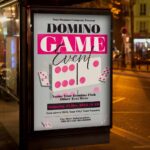 Download Domino Game Card Printable PSD Template 3
