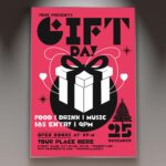 Download Gift Day Card Printable PSD Template 1