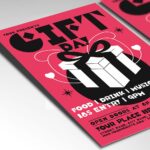 Download Gift Day Card Printable PSD Template 2