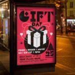 Download Gift Day Card Printable PSD Template 3