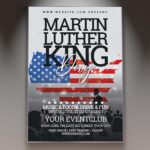 Download Martin Luther King Day Card Printable PSD Template 1