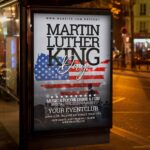 Download Martin Luther King Day Card Printable PSD Template 3