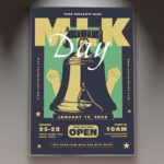 Download MLK Day Card Printable PSD Template 1