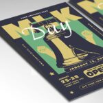 Download MLK Day Card Printable PSD Template 2