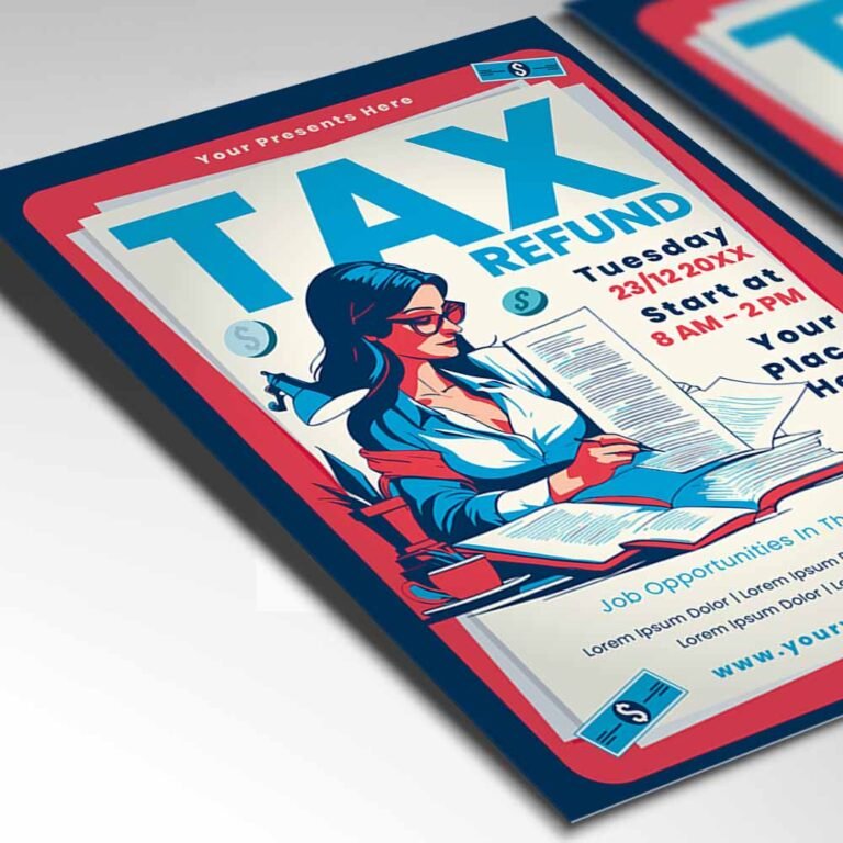 Download Now Tax Flyer - PSD Template | PSDmarket