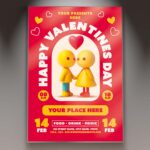 Download 14feb Valentines Day Card Printable PSD Template 1