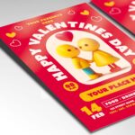 Download 14feb Valentines Day Card Printable PSD Template 2