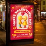 Download 14feb Valentines Day Card Printable PSD Template 3