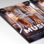 Download Country Music Card Printable PSD Template 2