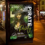 Download Pirate Party Card Printable PSD Template 3