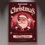 Download Santa Christmas Day Card Printable PSD Template 1