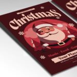 Download Santa Christmas Day Card Printable PSD Template 2
