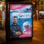 Download Security Services Card Printable PSD Template 3