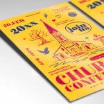Download Church Conference Card Printable PSD Template 2