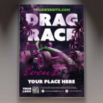 Download Drag Race Card Printable PSD Template 1