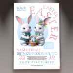 Download Easter Day Card Printable PSD Template 1
