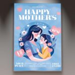 Download Happy Mothers Day Card Printable PSD Template 1