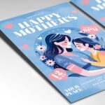 Download Happy Mothers Day Card Printable PSD Template 2