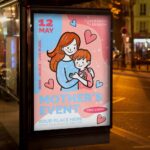 Download Mothers Day Event Card Printable PSD Template 3