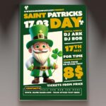 Download Patricks Day Card Printable PSD Template 1
