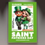 Download Patricks Couple Day Card Printable PSD Template 1