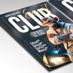Download Club Event Card Printable PSD Template 2