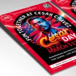 Download Cesar Chavez Day Event Card Printable PSD Template 2
