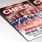 Download Cheer Camp Card Printable PSD Template 2