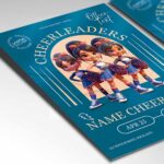 Download Cheerleaders Card Printable PSD Template 2