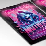 Download Mothers Day Card Printable PSD Template 2