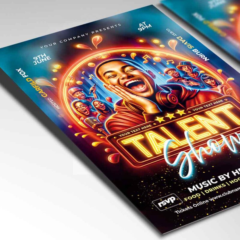 Talent Show - Premium Flyer PSD Template | PSDmarket